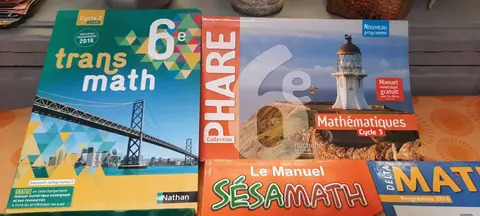 Livres mathématiques Collège 6ième