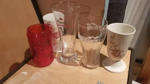 3 verres et 2 masagrans
