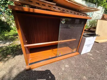 vitrine bois