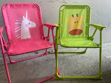 chaises enfants pliables
