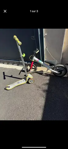 trottinette et draisienne