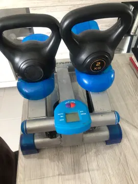 tapis de marche non électrique + stepper + poids