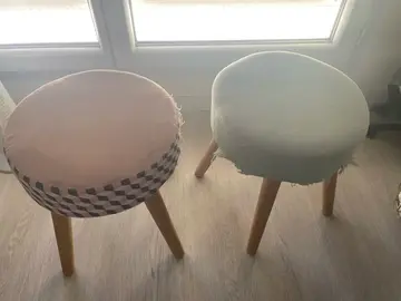 lot de deux poufs