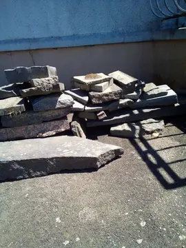 Morceaux de granit