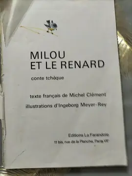 livre Milou et le renard