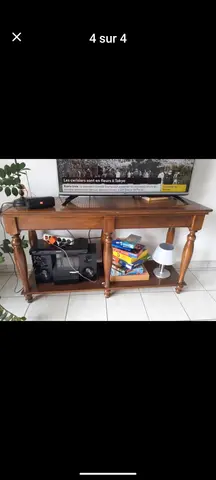 donne console bois massif