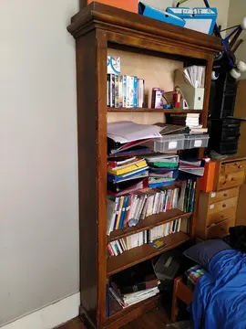 bibliothèque en bois