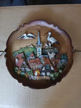 assiette décorative Alsace