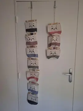 Petites pochettes à suspendre
