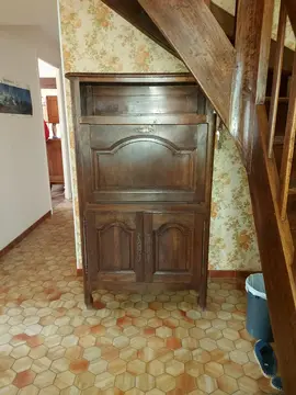 Meuble secrétaire ancien