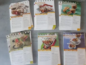 nombreuses fiches de cuisine