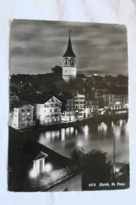 Ancienne carte postale ZÜRICH St. Peter (Suisse)