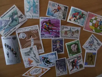 Timbres thème SPORTS LOT 18