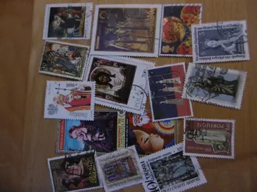 Timbres Nativité célébrations LOT 38