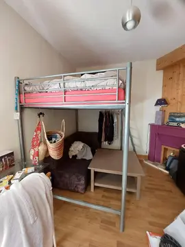 mezzanine en métal 145×195cm h 187cm