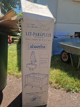 lit bébé parapluie