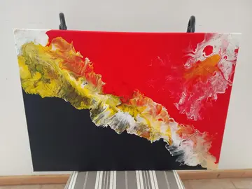 peinture sur toile