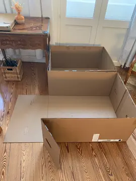 Grands cartons pour jouer