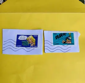 Timbres oblitérés série Astérix