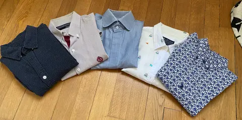 Lot 5 chemises homme taille XS/S