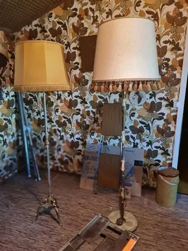 2 lampadaires vintage