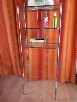 étagères WC Chromé