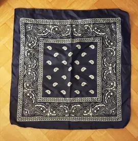 Foulard bandana bleu