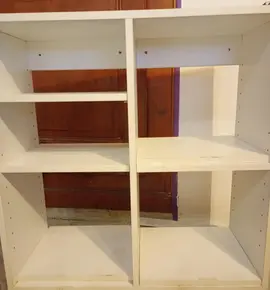 meuble blanc rangement