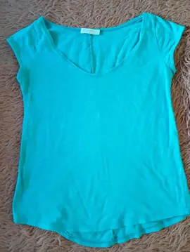 haut bleu femme