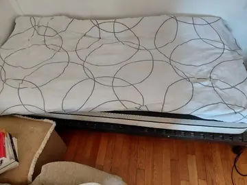 sommier en lattes et matels 90cm