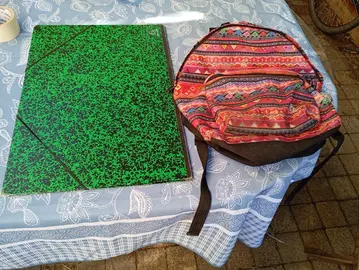 Rentrée scolaire fille: sac à dos , carton à dessin, sac à main