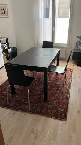 table + 4 chaises IKEA