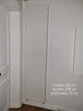 radiateur à eau vertical