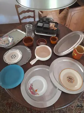 vaisselle et appareil raclette