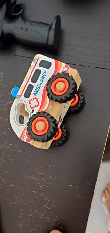 jouet ambulance bois