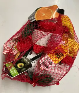 recyclage : sacs de filet plastique