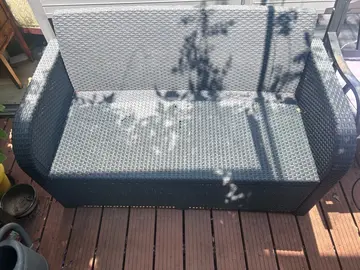 banc jardin plastique