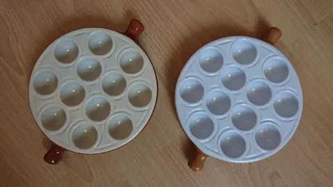 2 plats à escargots