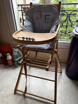 chaise haute bois Combelle