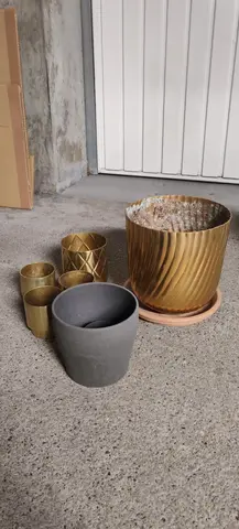 Lot pots fleurs