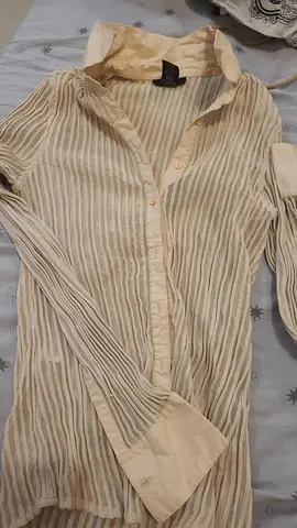 chemise transparente taille L