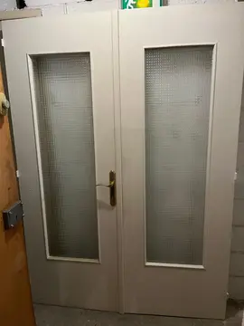 Porte vitrée