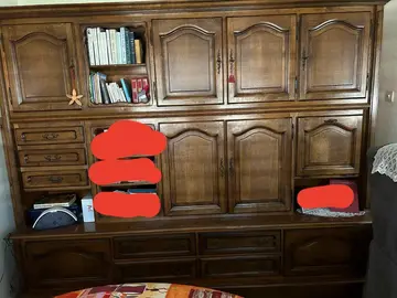 donne living-room, armoire et table