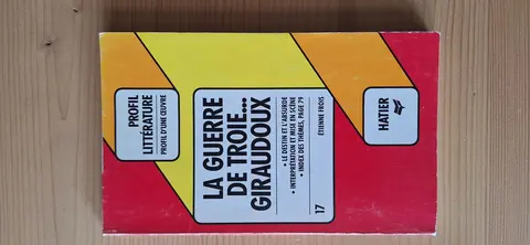 Le guerre de Troie Giraudoux profil œuvre