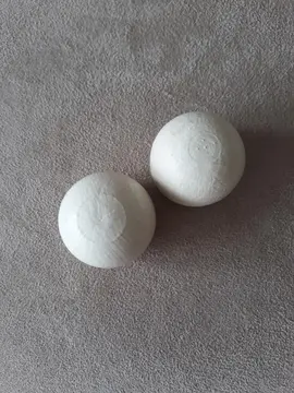 Embouts de barres à rideaux en bois peints en blanc