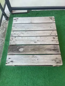 Table basse en palette