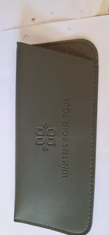 Etui à lunettes vert kaki