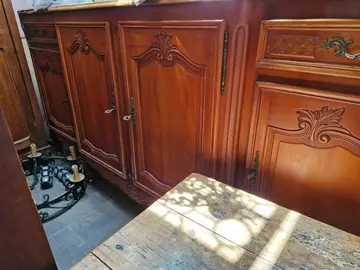 vitrine et buffet 4 portes