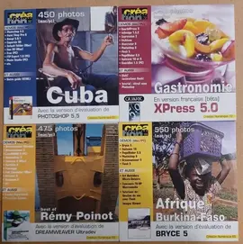 4 CD-ROM d'images