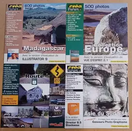 4 CD-ROM d'images